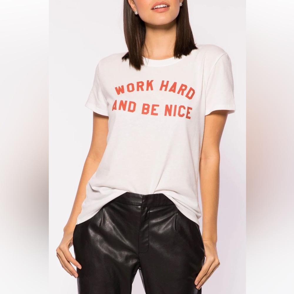 Suburban Riot - Work Hard and Be Nice Loose Tee - XS